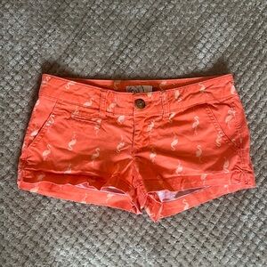 SO Orange Cargo Shorts Casual Summer Style